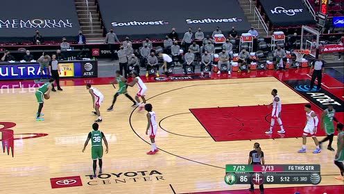 【NBA集锦】塔图姆vs火箭集锦 23+6+6神来之笔漂移三分压哨命中