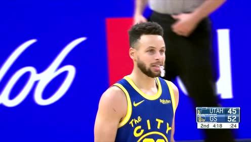 【NBA集錦】基操勿六！庫里四分衛(wèi)式長傳助攻普爾輕松得分