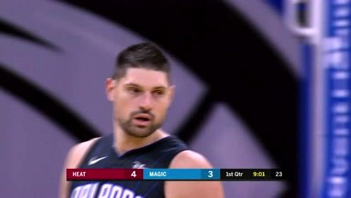 【NBA集錦】熱火vs魔術(shù)第1節(jié)英文原聲回放