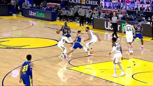 【NBA集錦】如入無人之境 格林長驅直入單臂劈扣