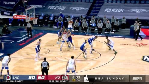 【NBA集錦】萊昂納德低線妙傳 杰克遜不負(fù)厚望上籃得手
