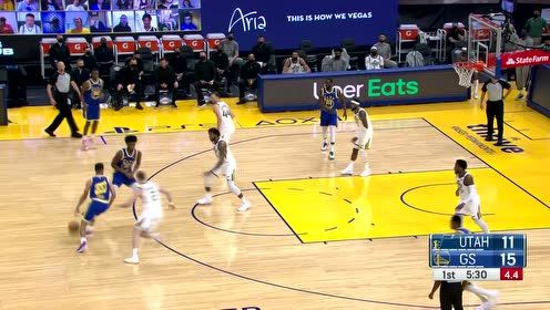 【NBA集錦】勇士集錦 庫里維金斯合砍60+11終止球隊4連敗