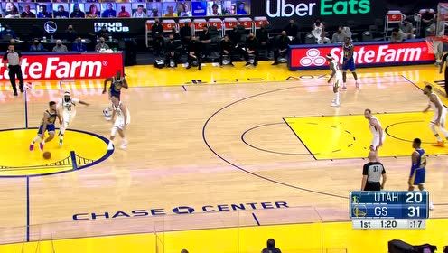 【NBA集錦】跟著大哥走吃喝全都有 庫里妙傳懷斯曼輕松暴扣
