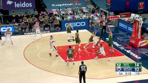 【NBA集锦】声东击西瞒天过海 威少妙传八村垒轻取两分
