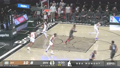 【NBA集锦】双龙戏珠 !哈登妙传格林一记暴扣上演惊天浪涛杀