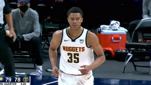 【NBA集锦】防了个寂寞!巴顿无视眼前防守连线多齐尔空切上篮
