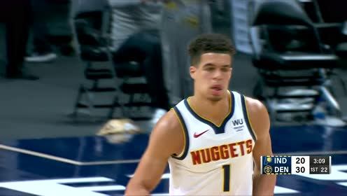 【NBA集锦】等候多时!格林中距离脱筐波特篮下接球就起强行补进