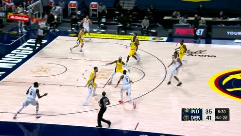 【NBA集锦】视防守如无物!格林夹缝妙传巴顿弯弓三分射大雕