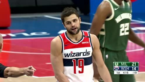 【NBA录像回放 国语】雄鹿vs奇才第1节中文解说回放