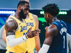 NBA前瞻：湖人VS森林狼，詹姆斯和爱德华兹的状元对决，湖人力争三连胜