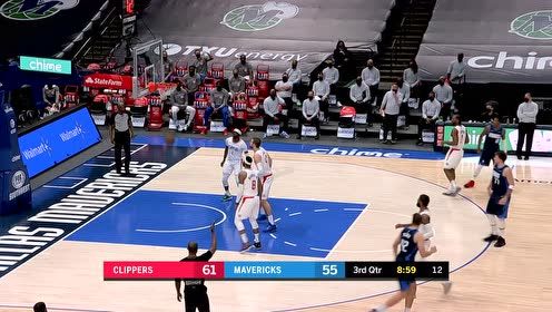 【NBA集锦】外线高炮台连续发炮 波神这三分让快船很无奈