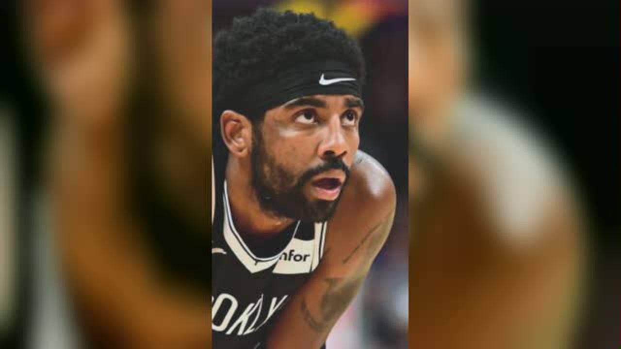 【NBA集锦】擦着对手指尖强投!欧文急停后撤步跳投命中!