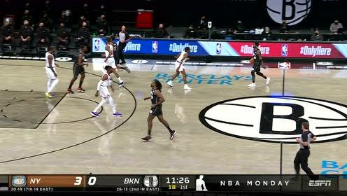 【NBA集锦】开局一记下马威!布洛克三分命中打开局面