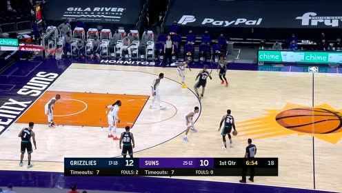 【NBA集錦】保羅妙送華麗背傳 布里奇斯騰空分球艾頓輕取兩分