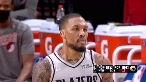 【NBA集锦】神奇三分震慑全场 利拉德大号超远三分手起刀落