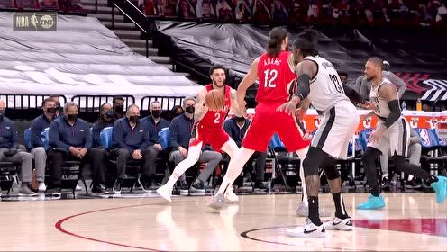 【NBA集锦】开场发难毫不手软 球哥外线开火三分命中