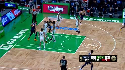 【NBA集錦】玩兒就是套路！康利突破助飛戈貝爾掄臂砸扣