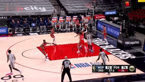 【NBA集锦】打平生涯助攻纪录 球哥击地联线锡安拉杆上篮