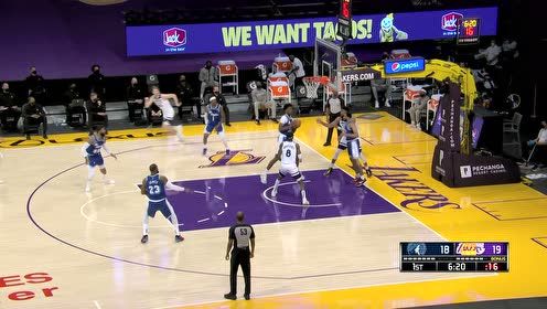 【NBA集錦】老詹輕松背打兩分入賬 唐斯坐鎮(zhèn)籃下獻上釘板大帽