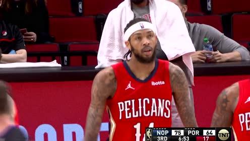 【NBA集锦】热刀切黄油 英格拉姆犀利突破放篮完成2+1