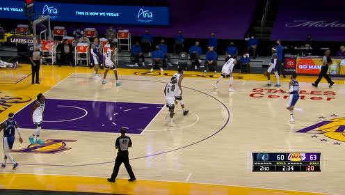 【NBA集錦】愛德華茲凌空漫步暴扣得手 唐斯坐鎮(zhèn)籃下勾手命中