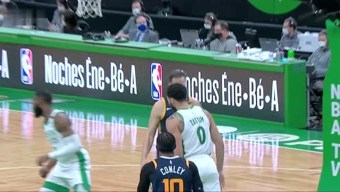 【NBA集錦】雙探花交相輝映！塔圖姆機敏搶斷強吃康利真容易