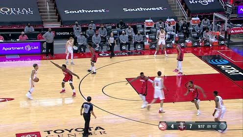 【NBA集锦】休城新哈登 凯文波特妙传喂饼+快下暴扣