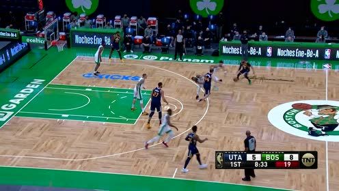 【NBA集錦】雙探花交相輝映！塔圖姆機敏搶斷強吃康利真容易