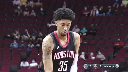 【NBA錄像回放 原聲】勇士vs火箭 第1節(jié)英文原聲回放