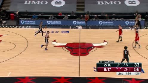 【NBA集锦】连续转移球才能出机会 威廉姆斯三分出手一箭穿心