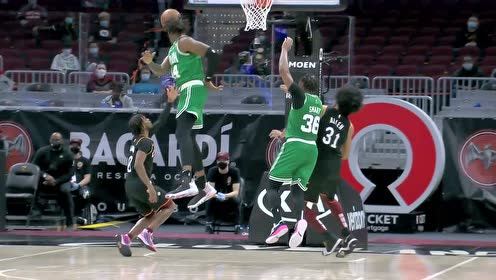 【NBA集錦】簡直違反牛頓定律 加蘭超長滯空滑翔拉桿上籃