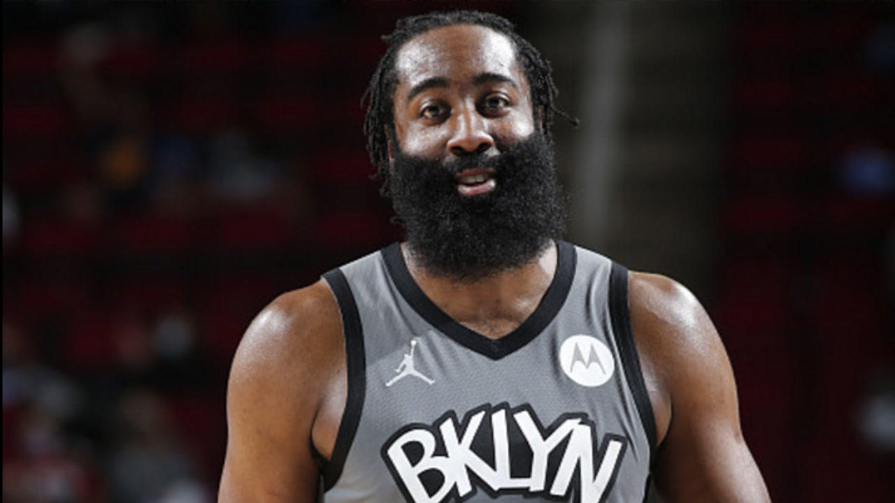 【NBA集锦】篮网氛围多好?全队卡板助哈登取三双 队友疯狂庆祝大胡子乐开花