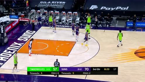 【NBA集錦】布克假突真?zhèn)鲬蚺朗?布里奇斯底角突施冷箭命中靶心
