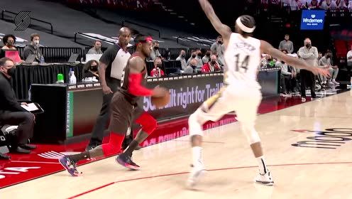 【NBA集锦】这谁顶得住啊！锡安怼飞坎特自投自抢飞身补扣