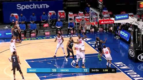 【NBA集锦】魔术打出进攻高潮 一波12:0扭转比赛局势