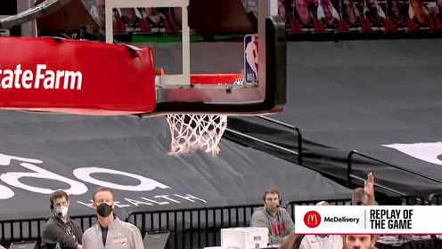 【NBA集锦】锡安天生神力怼飞科温顿上篮得手 利拉德三分一发入魂引得杨毅尖叫