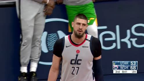 【NBA集锦】灵蛇出洞直杀腹地 英格尔斯晃开莱恩上篮2+1建功