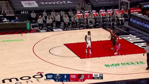 【NBA集锦】开场就是狂轰乱炸 英格拉姆三投全中连拿8分