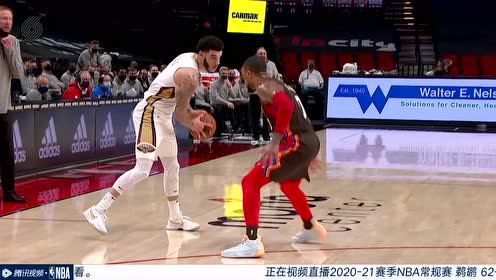 【NBA集锦】这冲击力实在太恐怖 锡安猛虎出笼连续强攻篮下得手