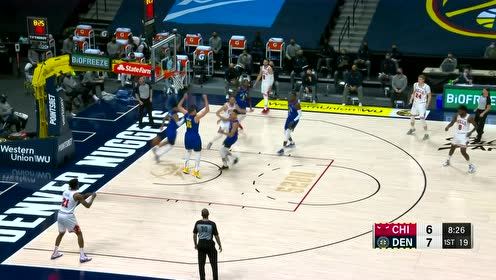 【NBA集锦】公牛祭起三分狂潮 马尔卡宁赛迪斯杨三分接连命中