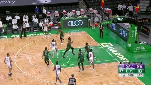 【NBA录像回放 国语】国王vs凯尔特人第1节中文解说回放
