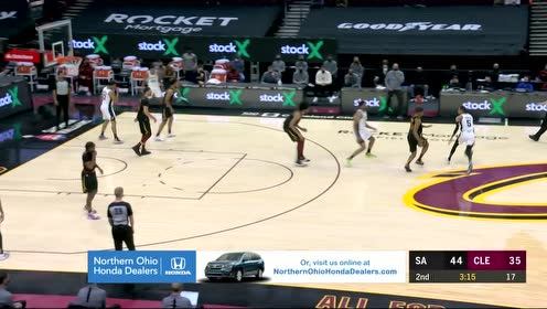【NBA集錦】馬刺多人傳導(dǎo)完美配合 蓋伊無解三分命中