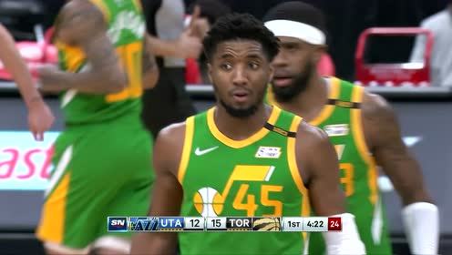 【NBA錄像回放 國語】爵士vs猛龍第1節(jié)中文解說回放