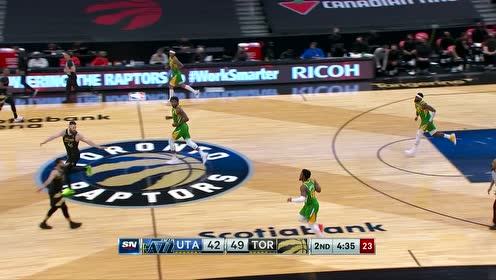 【NBA集錦】突施冷箭猝不及防 鮑威爾三分+強攻連取5分