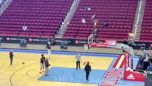 【NBA集錦】DJ威爾遜賽前熱身 為火箭首秀做好準(zhǔn)備