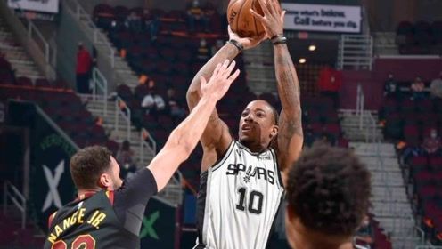 【NBA集锦】马刺116-110骑士 德罗赞复出约翰逊独揽双20