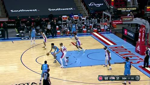 【NBA集錦】伍德長(zhǎng)臂疾傳做嫁衣 泰特風(fēng)馳電掣云霄暴扣掛筐示威
