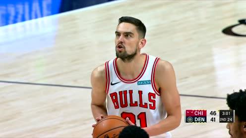 【NBA录像回放 原声】公牛vs掘金 第2节英文原声回放