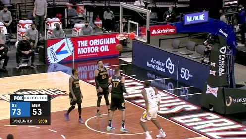 【NBA集錦】格林盧尼新二人轉(zhuǎn)？屠戮灰熊內(nèi)線手拿把攥