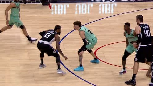 【NBA集锦】挡拆配合天衣无缝 乔治分球祖巴茨鲨鱼式虐筐